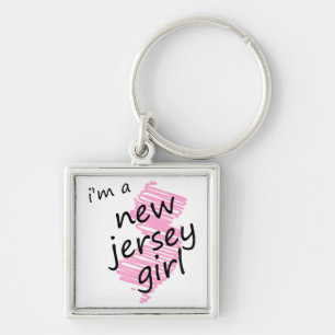 I'm a New Jersey Girl Key Ring
