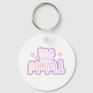 I'm a New Mum Tshirts and Gifts Key Ring