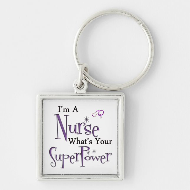 I'm A Nurse Key Ring (Front)