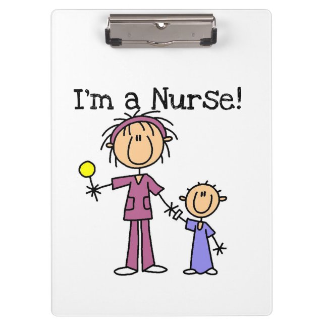 I'm a Nurse (paediatrics) Clipboard (Front)