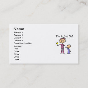 I'm a Nurse T-shirts and Gifts Business Card