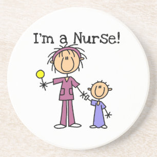 I'm a Nurse T-shirts and Gifts Coaster