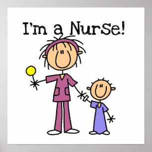 I'm a Nurse T-shirts and Gifts Poster