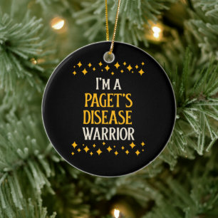 I'm a Paget's Disease Warrior Ceramic Tree Decoration