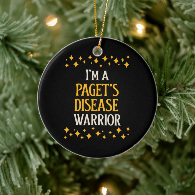I'm a Paget's Disease Warrior Ceramic Tree Decoration (Tree)