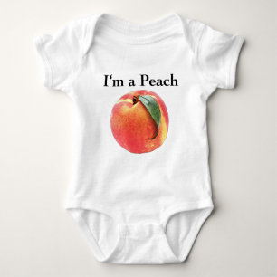I'm a Peach Baby Bodysuit