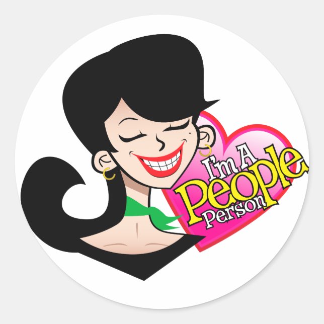 I'm A People Person Sticker (Front)