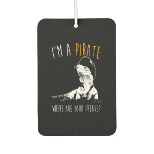 I'm a pirate Iguana Car Air Freshener