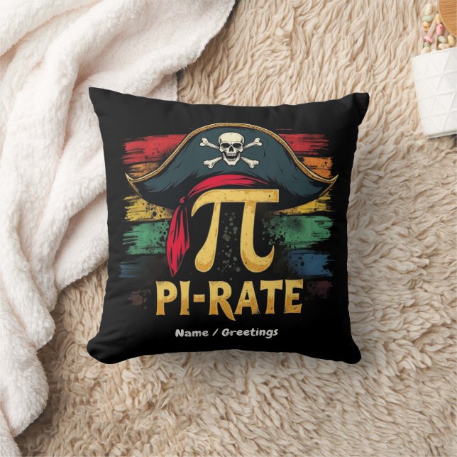 I'm a Pirate Pi Day A Funny Math Adventure Cushion (Blanket)