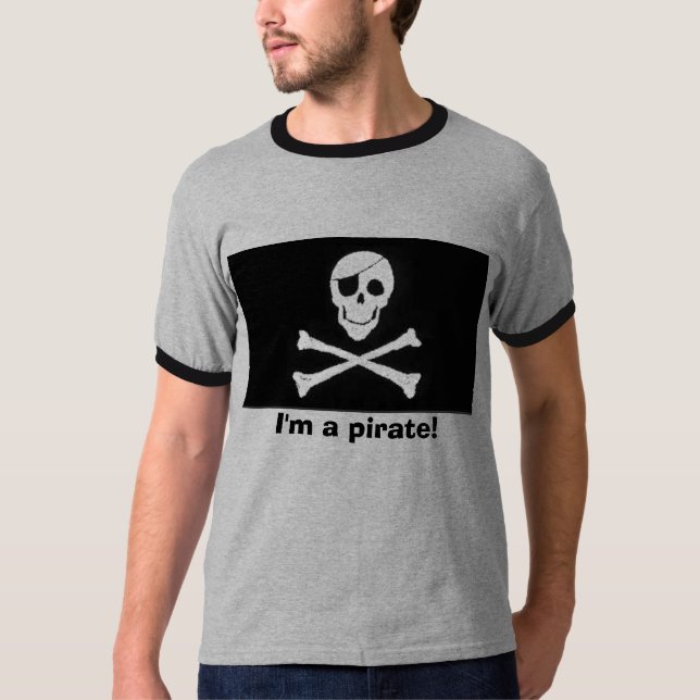 I'm a Pirate! T-Shirt (Front)