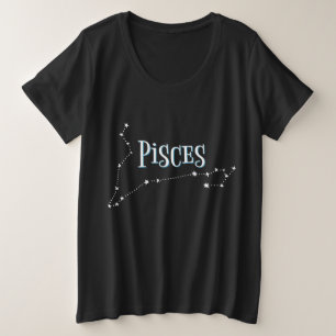 I'm A Pisces Girl. Trendy Pisces Zodiac Sign Plus Size T-Shirt