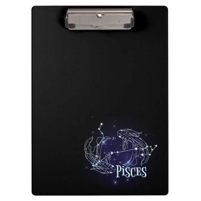 Im A Pisces Zodiac.Trendy Pisces Zodiac Sign  Clipboard (Front)