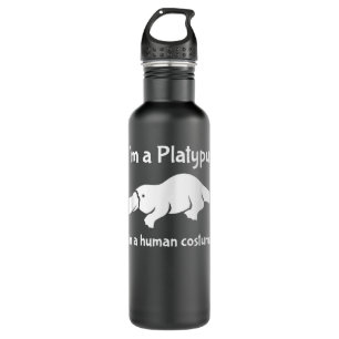 I'm a Platypus in a Human Costume Funny Platypus  710 Ml Water Bottle