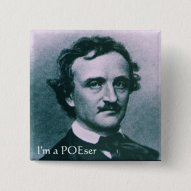 I'm a POEser 15 Cm Square Badge (Front)
