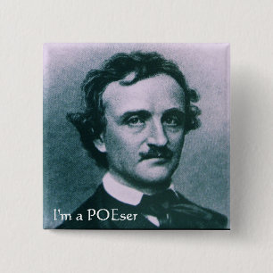I'm a POEser 15 Cm Square Badge
