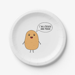 I'm a potato and proud paper plate