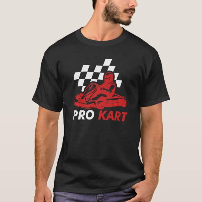 I'm A Professional Kart Driver Racing Go Kart Prem T-Shirt (Front)
