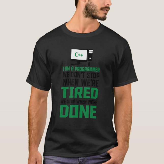 I'm A Programmer I Write Code Computer Scientist A T-Shirt (Front)