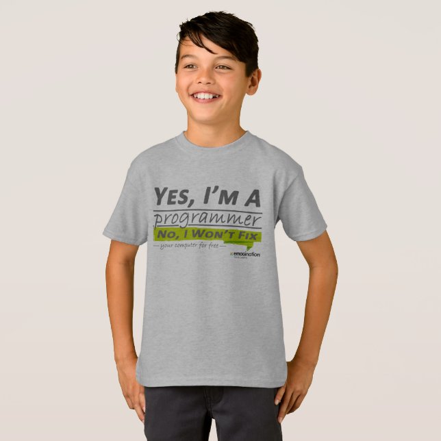 I'm A Programmer T-Shirt (Front Full)