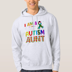 I'm a proud autism aunt design for autism aunties hoodie
