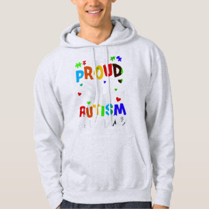 I'm A Proud Autism Auntie T-Shirt. Funny Autism Aw Hoodie