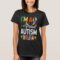 I'm a Proud Autism Baba Matching Autism Awareness 