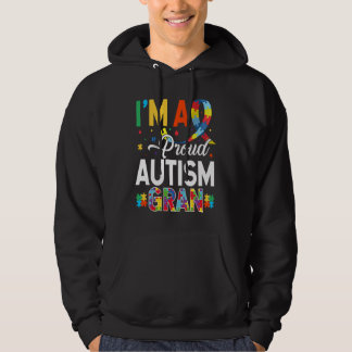 I'm a Proud Autism Gran Matching Autism Awareness  Hoodie