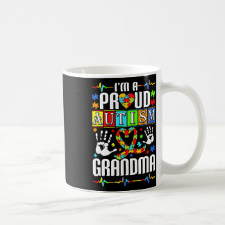 I'm A Proud Autism Grandma Support Autists Autist Coffee Mug