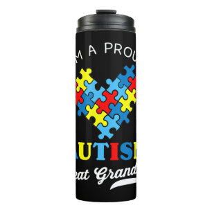 I'm A Proud Autism Great Grandma - Perfect for gra Thermal Tumbler