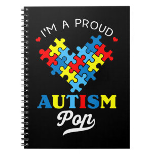 I'm A Proud Autism Pop - Perfect for grandpa who h Notebook