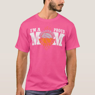 I'M A Proud Basketball Volleyball Mum - Combined S T-Shirt
