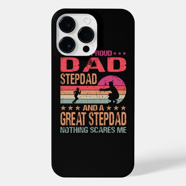 I'm A Proud Dad Stepdad And A Great Stepdad Nothin iPhone Case (Back)