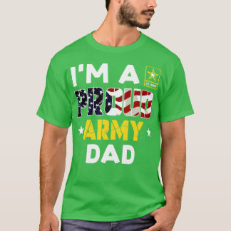 Im a Proud DAD USA American Flag Family Solider T-Shirt