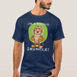 "I'm a Proud Gruncle!" with Smiling Tiger T-Shirt