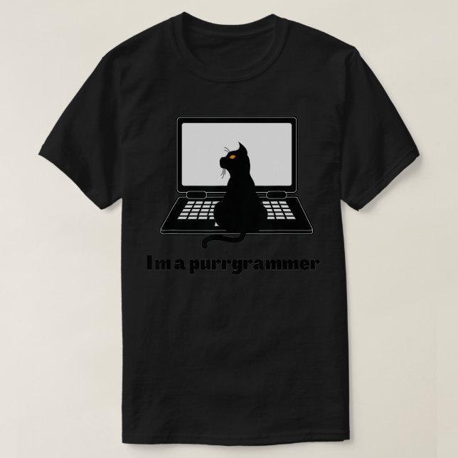 Im a purrgrammer  T-Shirt (Design Front)