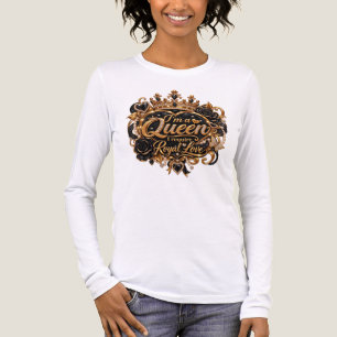I'm a Queen Elegant Royal Crown Design Tri-Blend Shirt