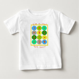 I'm a real Math Genius Baby T-shirt