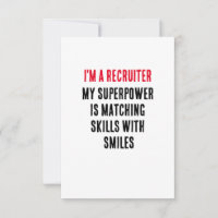 I'm a recruiter – my superpower is matching skills