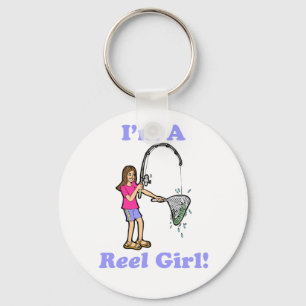 I'm A Reel Girl Keychain