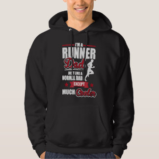 I'm A Runner Dad Cool Father's Day Fitness Hoodie