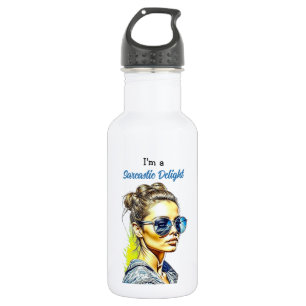 I'm a Sarcastic Delight   Funny Humor 532 Ml Water Bottle