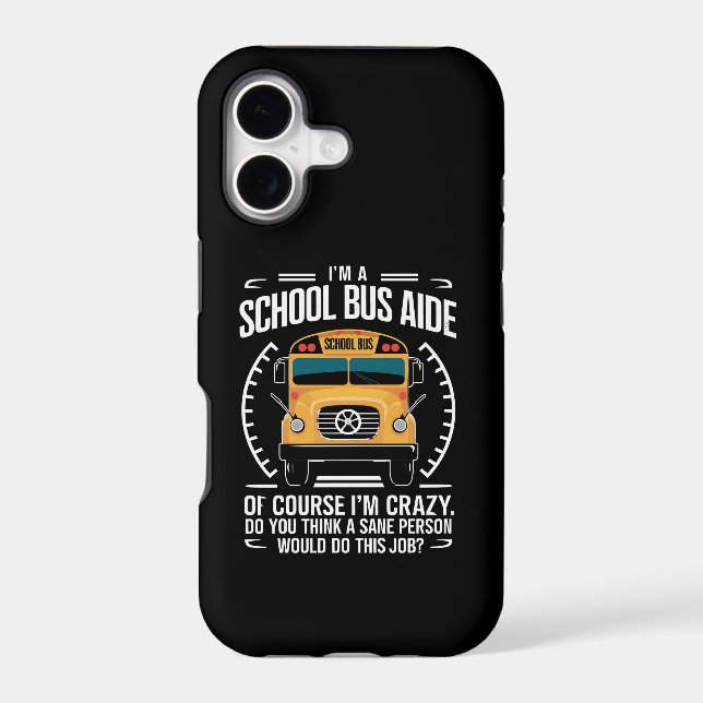 I'm A School Bus Aide Funny Back to School (Back)