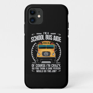I'm A School Bus Aide Funny Back to School Case-Mate iPhone Case