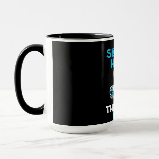 Im a siberian husky mum this is how i roll design mug (Left)