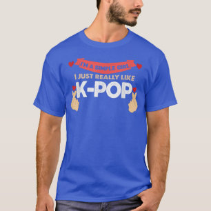 I'm a simple girl I like k-pop bubble tea T-Shirt