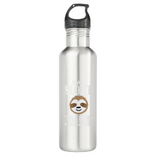 I'm A Sloth Trapped In Human Body Gift Lazy Sloth  710 Ml Water Bottle