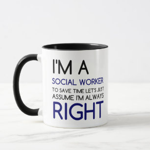 I'M A SOCIAL WORKER MUG