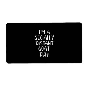 I'm a Socially Distant Goat Funny Halloween