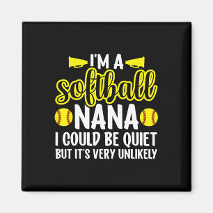 I'm A Softll Nana Grandma Nana Of A Softll Player  Magnet