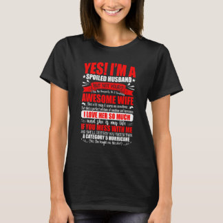 I'm A Spoiled Husband But Not Yours Valentine's T-Shirt